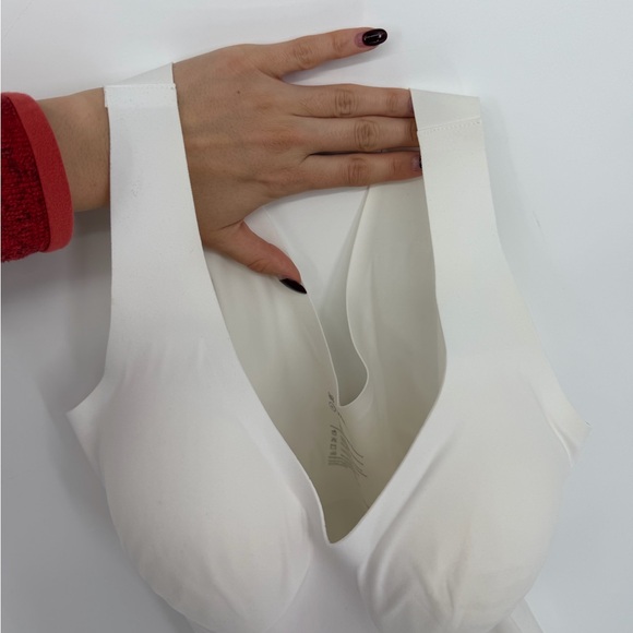 Honeylove LiftWear Bra Shapewear Tank Top Wireless Removable Cups White M Medium - Picture 7 of 15